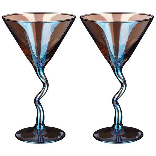 Набор бокалов из 2 шт для шампанского "Лазурит" 200 мл - фото 400758