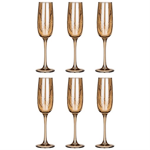 Набор из 6-ти бокалов "Revolution", мед, 175 мл - фото 400765