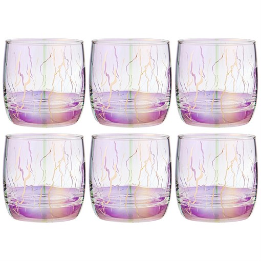 Набор из 6-ти стаканов "Revolution", лиловая дымка, 310 мл - фото 400786