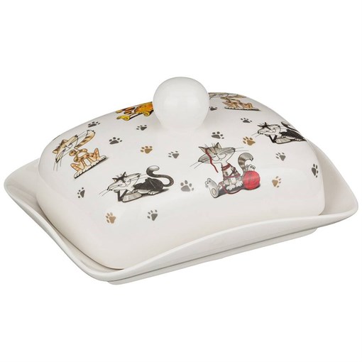 Масленка lefard "Веселые друзья" 17*13*9 см - фото 400917