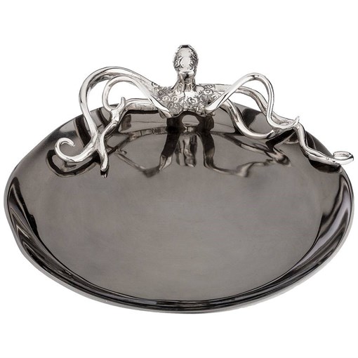 Блюдо "Осьминог" D=38 см H=9 см серия "dal mare" - фото 401158