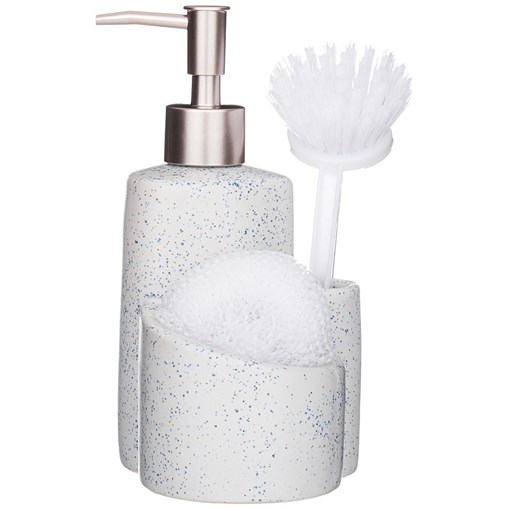 Дозатор для моющего средства + губка и щетка - фото 401179