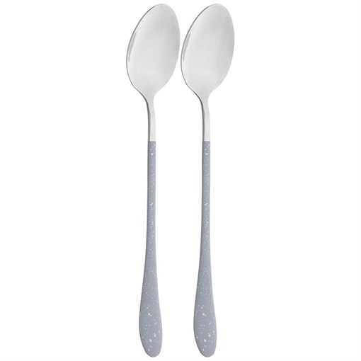 Набор ложек для коктелей, 2шт без упак. L= 18 см мал. уп. = 12 шт - фото 401289