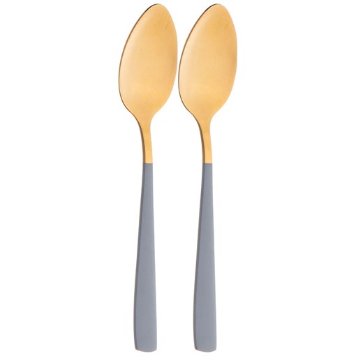 Набор чайных ложек, 2 шт без упак. L= 14 см мал. уп. = 12 шт - фото 401301