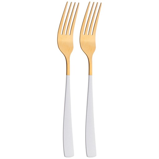 Набор вилок столовых, 2 шт без упак. L= 21 см мал. уп. = 12 шт - фото 401305