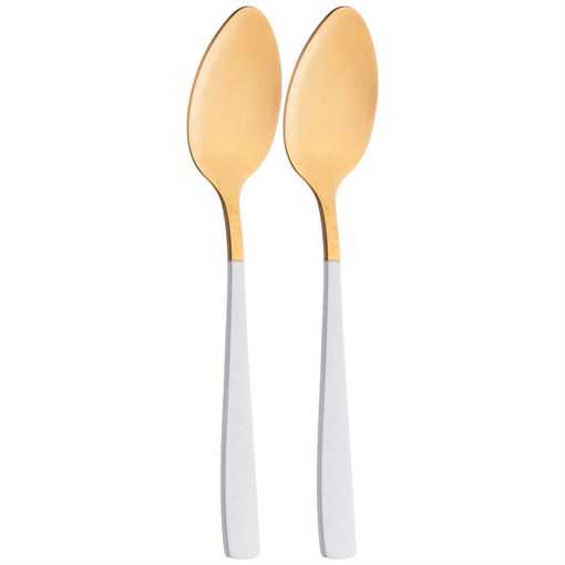 Набор чайных ложек, 2 шт без упак. L= 14 см мал. уп. = 12 шт - фото 401307