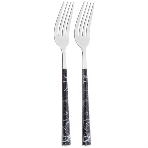 Набор вилок столовых, 2 шт без упак. L= 21 см мал. уп. = 12 шт - фото 401317