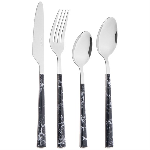 Набор столовых приборов agness, 16 предметов - фото 401329