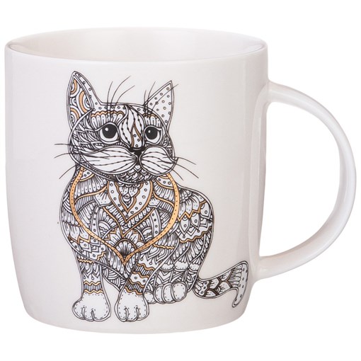 Кружка lefard кот 350 мл мал уп=12шт - фото 401333