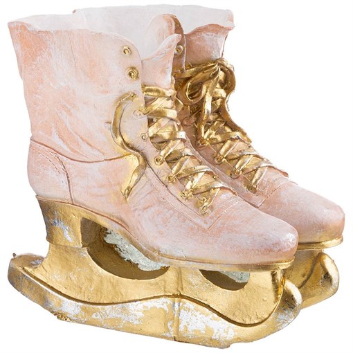 Кашпо новогоднее "Коньки" H24 см - фото 401366