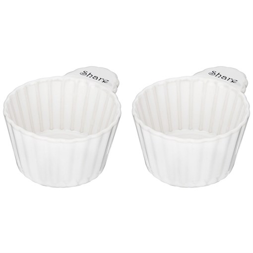 Набор форм для выпечки и сервировки bronco "Soul kitchen" 2  шт 8/10*8*4,5 см 100 мл - фото 401556