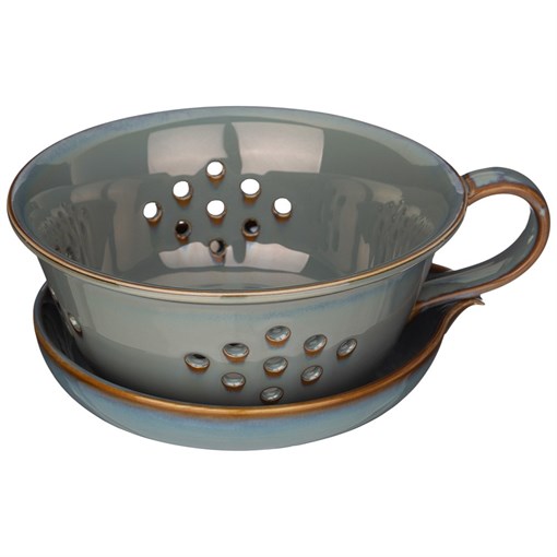 Дуршлаг с подставкой bronco "Soul kitchen" 19-16*16*7 см /17,5-16*3 см серый - фото 401679