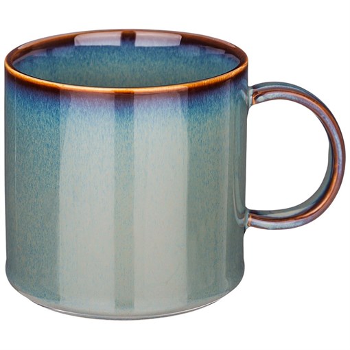 Кружка bronco "Soul kitchen" 9 см 400 мл синяя - фото 401713