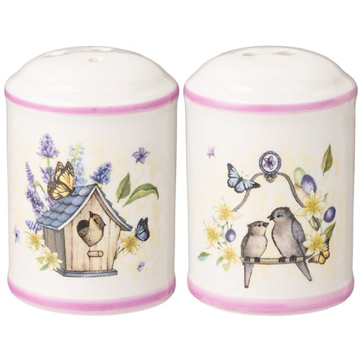 Набор для специй "Прованс лаванда 2пр. 4,5*4,5 см H=6,5 см - фото 401872