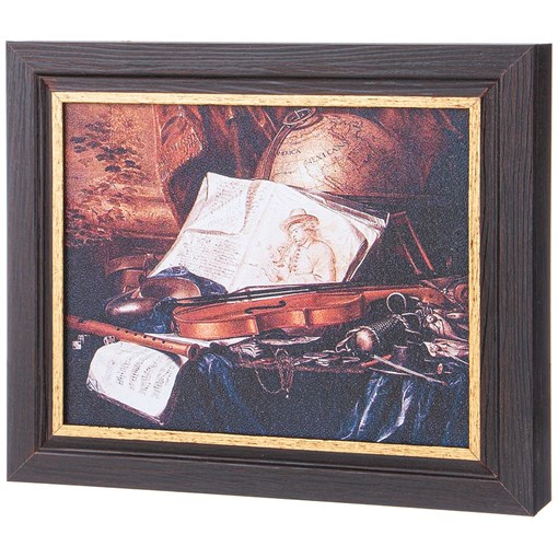 Ключница в раме, "Венге с золотом", 20*25 см - фото 401956