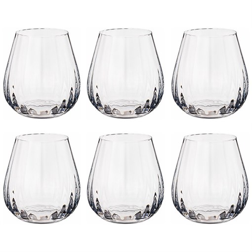 Набор стаканов для воды/виски "Columba optic" из 6шт 380 мл - фото 401987