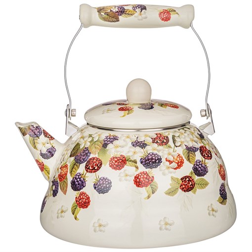 Чайник agness эмалированный;3л 25,8*22,5*13,5 см выс. с руч.=24,6 см - фото 402132