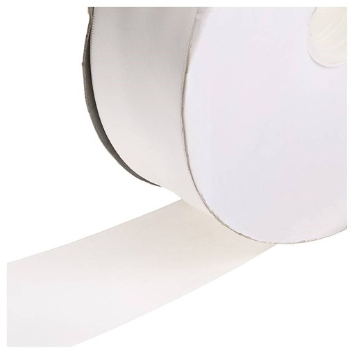 Лента атласная, молочный , W=3,8 см , L=91,4 м - фото 402181