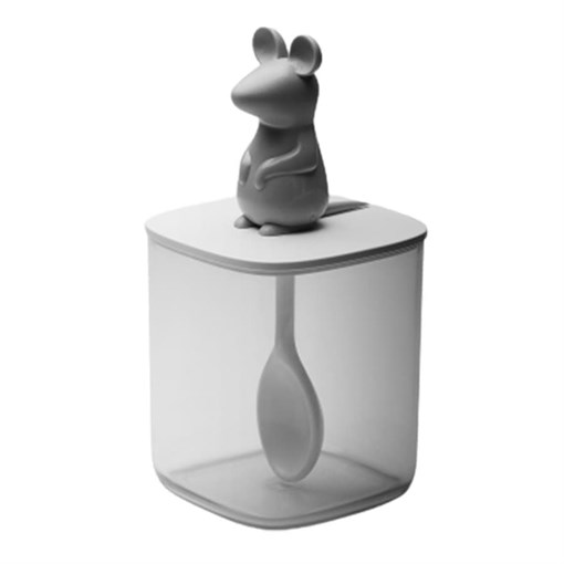 Банка для сыпучих продуктов Lucky Mouse Seasoning с ложкой, 250 мл - фото 402532