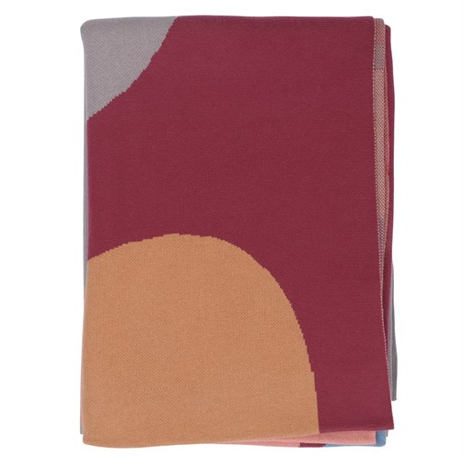 Плед из хлопка с авторским принтом из коллекции Freak Fruit, 130х180 см - фото 404099