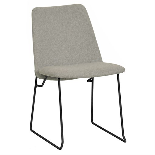 Стул Niels, рогожка, светло-серый - фото 404580