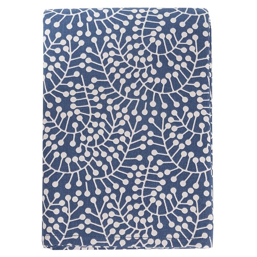 Скатерть темно-синего цвета с принтом Спелая Смородина из коллекции Scandinavian touch, 170х250 см - фото 404959