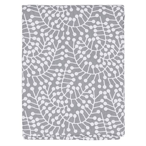 Скатерть серого цвета с принтом Спелая Смородина из коллекции Scandinavian touch, 170х250 см - фото 404966