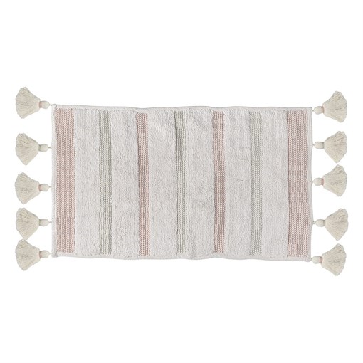 Коврик для ванной из хлопка с кисточками из коллекции Ethnic, 50х80 см - фото 405251