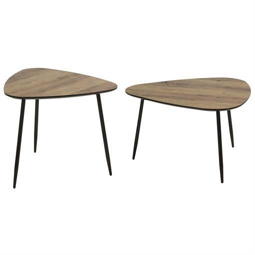 Набор из 2-х столиков Alfie, орех - фото 405506