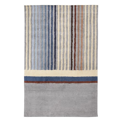 Ковер из хлопка с рисунком Tulip garden из коллекции Terra, 160х230 см - фото 406070