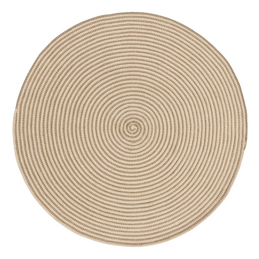 Ковер из хлопка Target бежевого цвета из коллекции Ethnic, D120 см - фото 406248