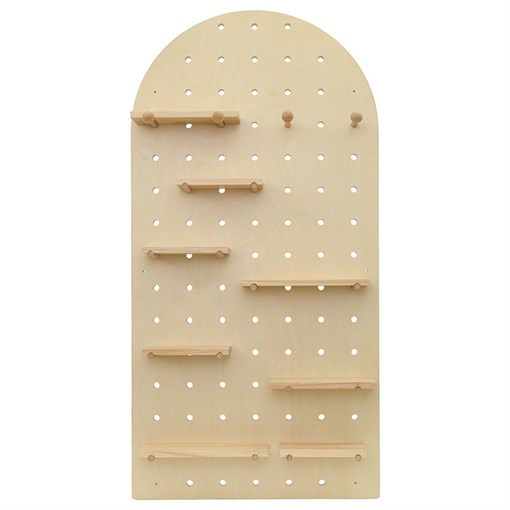 Полка настенная Shely, 60х120 см, светлое дерево - фото 407280