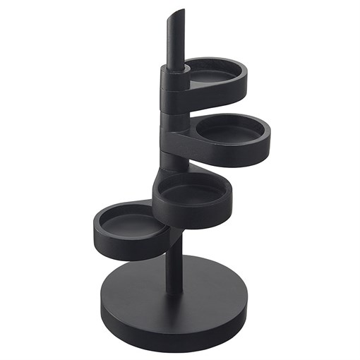 Подставка деревянная Letty, 13х27 см, черная - фото 407532