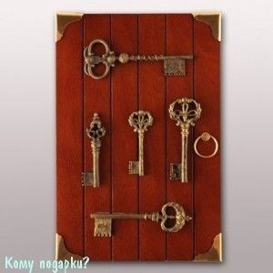 Ключница "Старые ключи", 30х20x6 см - фото 42338