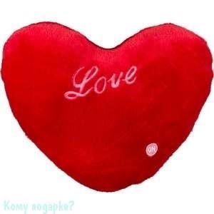 Подушка декоративная сердце "Love", 30х26х10 см, 002 - фото 42470