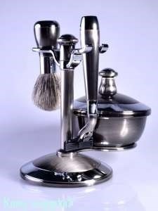 Набор для бритья "Nickel  (Gillette Mach-3)", 3 предмета - фото 43679