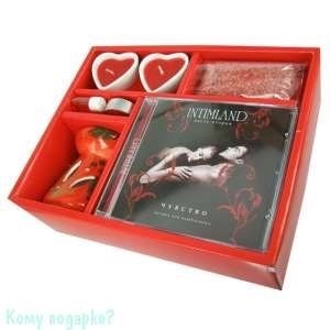 Набор с диском "Intimland Чувство" 25х20х8 см - фото 46199