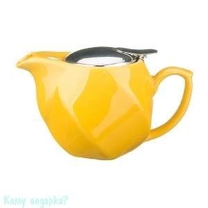 Заварочный чайник, 500 мл, желтый - фото 49037