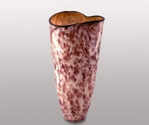 Стеклянная ваза, h=36 см - фото 54558