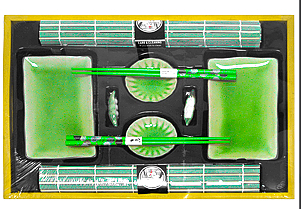 Набор для суши на 2 персоны, зеленый - фото 55738