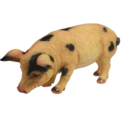 Фигура декоративная Свинка Фуся пятнистая L29.5W12H13см - фото 69556