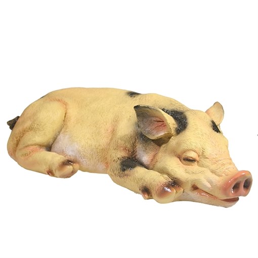 Фигура декоративная Свинка Сонюша L34.5W15H9см - фото 69558