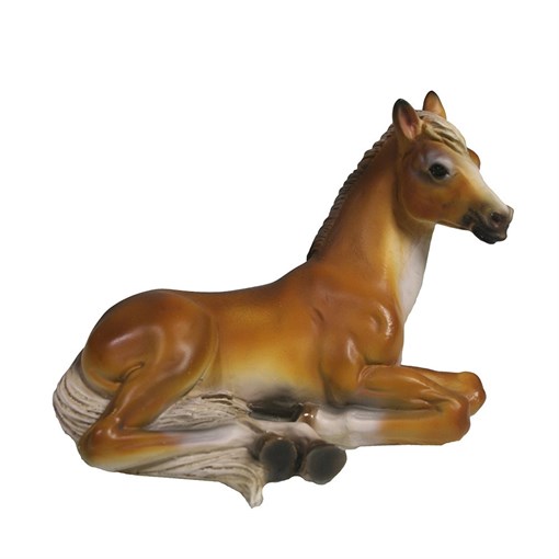 Фигура декоративная Лошадь рыжая L14W8.5H10см - фото 69702