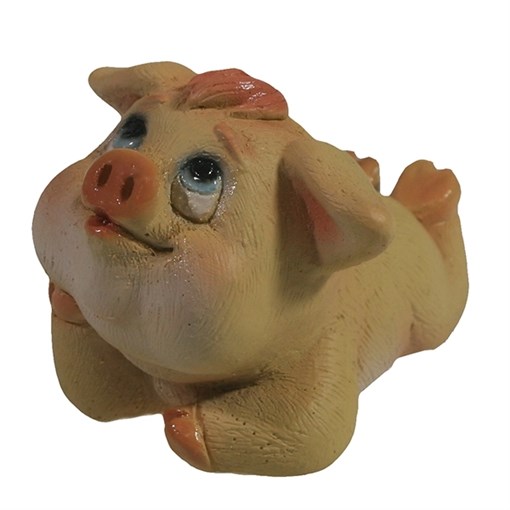 Фигура декоративная Свинка Сара II L7.5W5.5H5.5см - фото 69882
