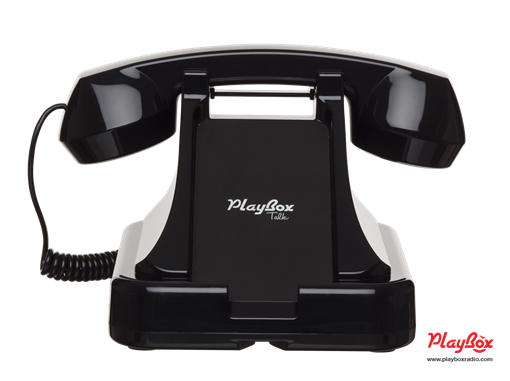 Подставка для смартфона с ретро-трубкой Playbox Retro Phone PBT-25-BK - фото 71867