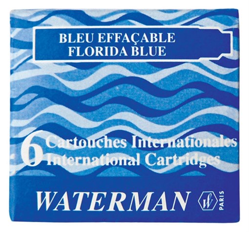 Черные чернильные картриджи Интернешнл. 6шт/уп Ватерман (Waterman) S0110940 - фото 91957