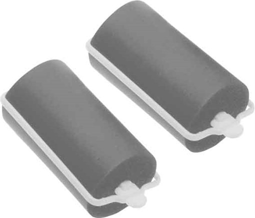 Бигуди резиновые серые d 28 мм x 70 мм (10 шт) Деваль Бьюти (Dewal Beauty) DBRZ28 - фото 94284