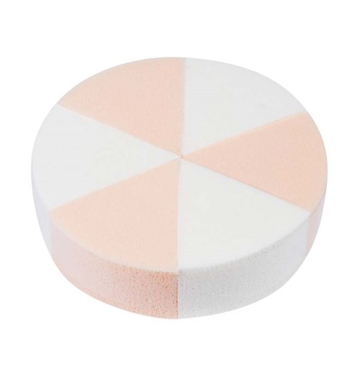 Губка для нанесения макияжа цветная (6 шт) Деваль Бьюти (Dewal Beauty) NL-06BW - фото 94401