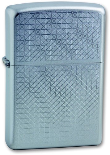 Широкая зажигалка Zippo Diamond plate 205 - фото 95194