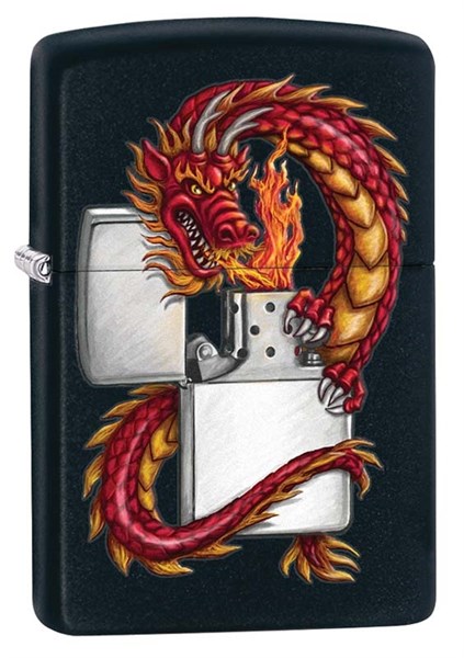 Широкая зажигалка Zippo ORIENTAL DRAGON 218 - фото 95217